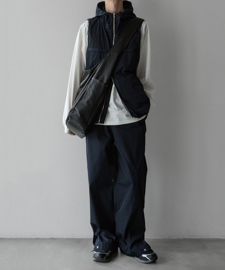 【stein】ssstein シュタインのNYLON TAFTA HOODED VESTのDARK NAVY　 公式通販サイトsession福岡セレクトショップ