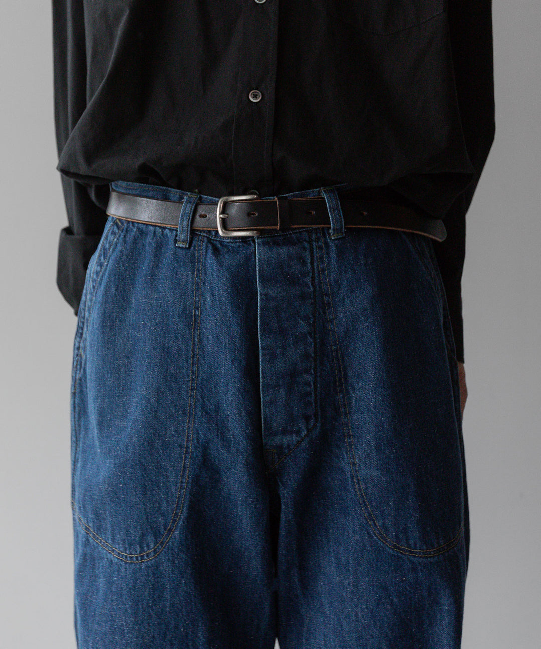 INTÉRIM - インテリムのVINTAGE WASHED NEP DENIM 40s US NAVY M-44 TROUSERSのV.NAVY公式通販サイトsession福岡セレクトショップ