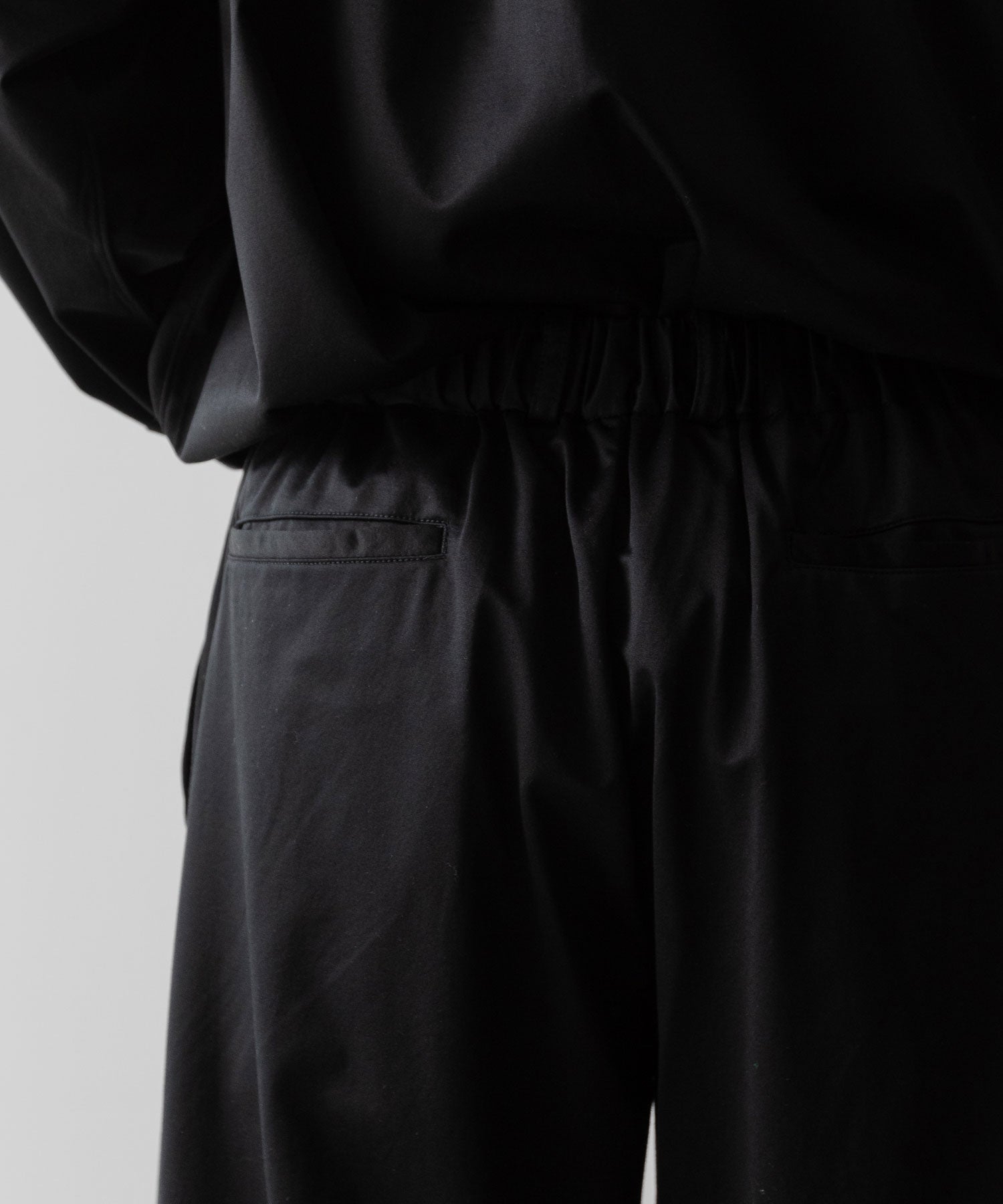 【KANEMASA PHIL.】46G EASY PANTS - BLACK