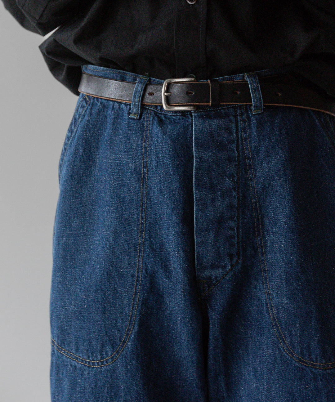 INTÉRIM - インテリムのVINTAGE WASHED NEP DENIM 40s US NAVY M-44 TROUSERSのV.NAVY公式通販サイトsession福岡セレクトショップ