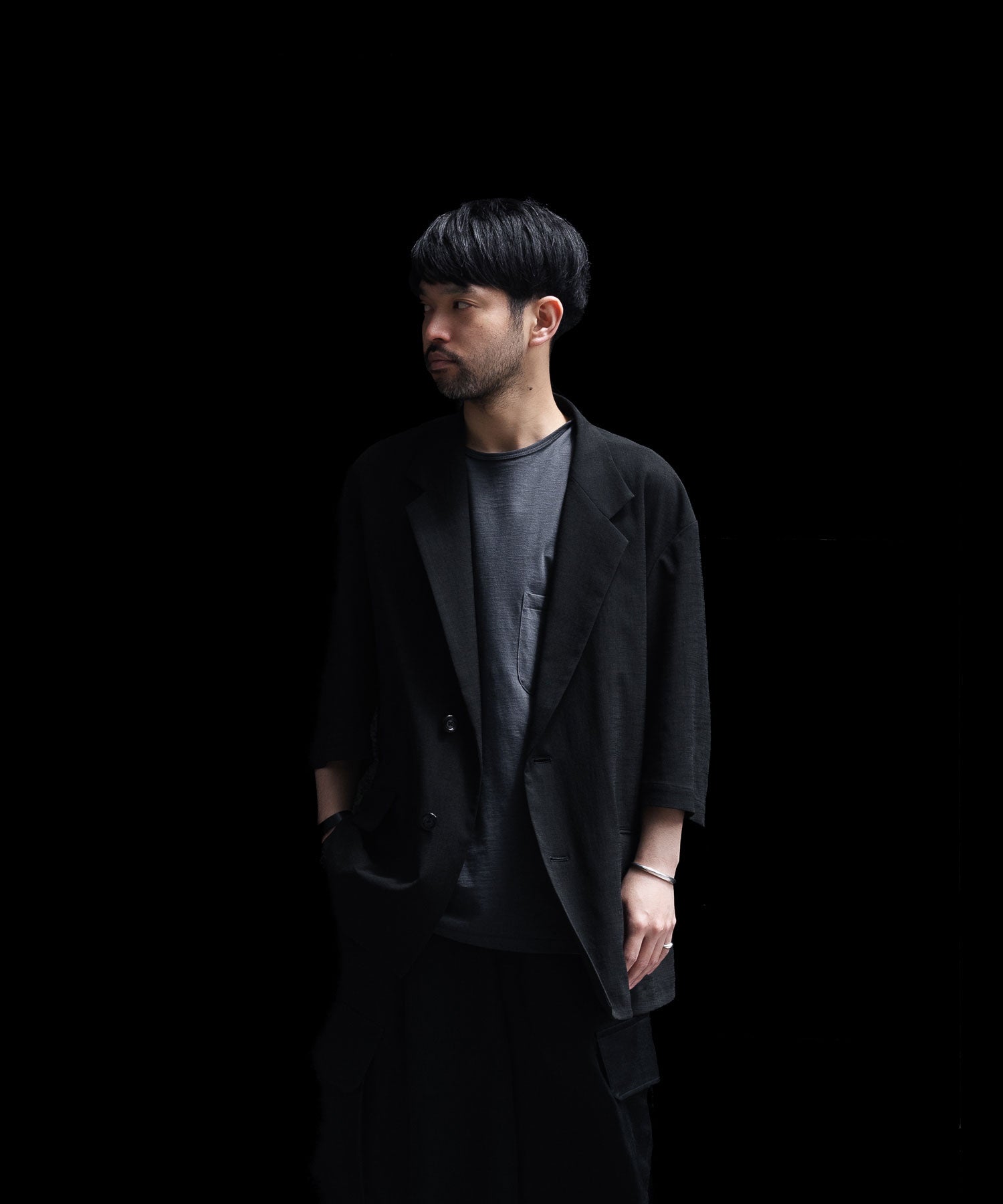 UJOH】2BS BELT HALF SLEEVE JKT - BLACK | 公式通販サイト session