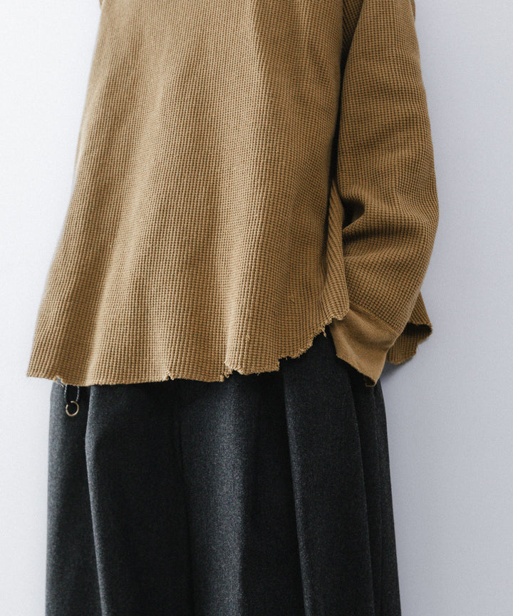 concause-コンコースのWAFFLE SHIRTのCAMEL公式通販サイトsession福岡セレクトショップ