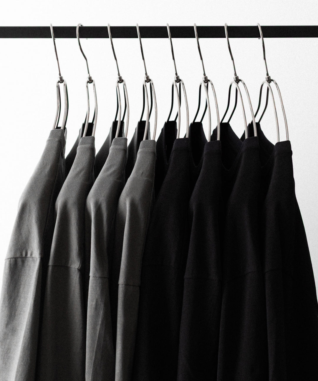 【KANEMASA PHIL.】36G HIGH TWIST SS TEE - BLACK