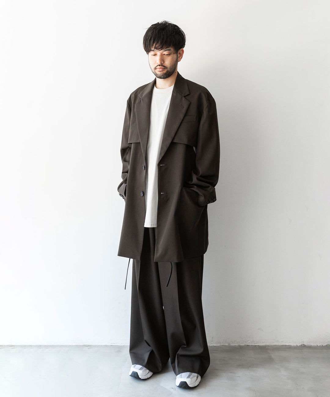 【stein】OVERSIZED LAPELED COMBINATION JACKET - MILITARY KHAKI シュタイン23aw sessionセッション福岡セレクトショップ 公式通販サイト