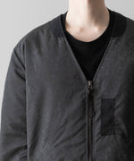 画像をギャラリービューアに読み込む,  ANTHEM Aアンセムエー のOVERSIZED COLLARLESS MILITARY BLOUSON - BLACKの公式通販サイトsession福岡セレクトショップ
