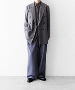 画像をギャラリービューアに読み込む, ANTHEM A-アンセムエーのWASHABLE WOOL NO-BRAINER PANTSのFOG PURPLE公式通販サイトsession福岡セレクトショップ
