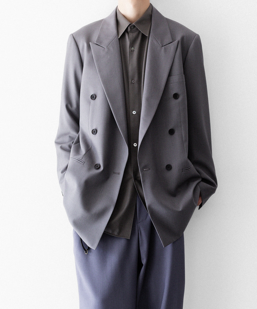 ANTHEM A アンセム エーのWOOL TROPICAL SEMI-DOUBLE JACKETの公式通販サイトsession福岡セレクトショップ