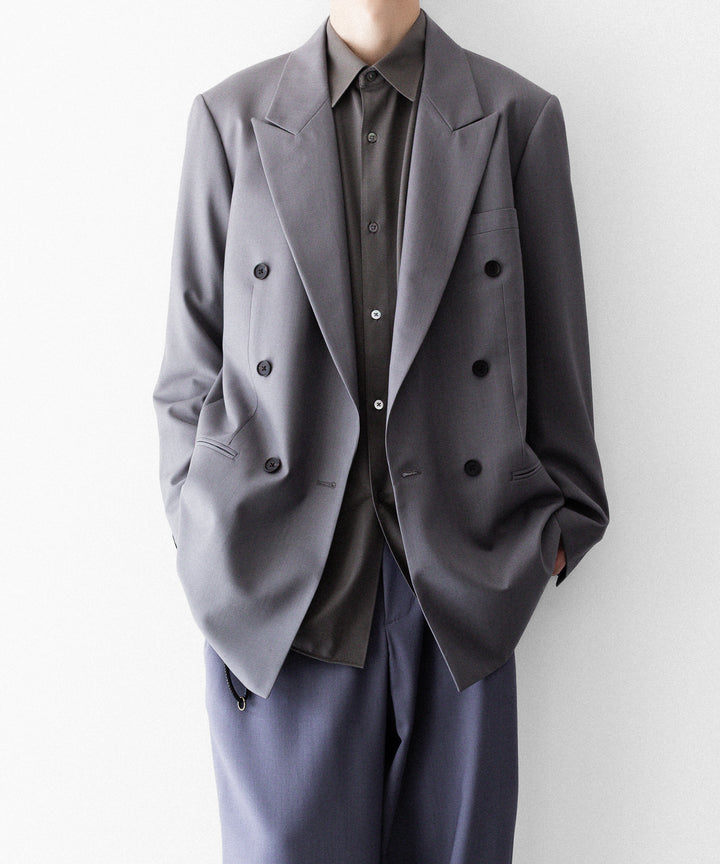 ANTHEM A アンセム エーのWOOL TROPICAL SEMI-DOUBLE JACKETの公式通販サイトsession福岡セレクトショップ