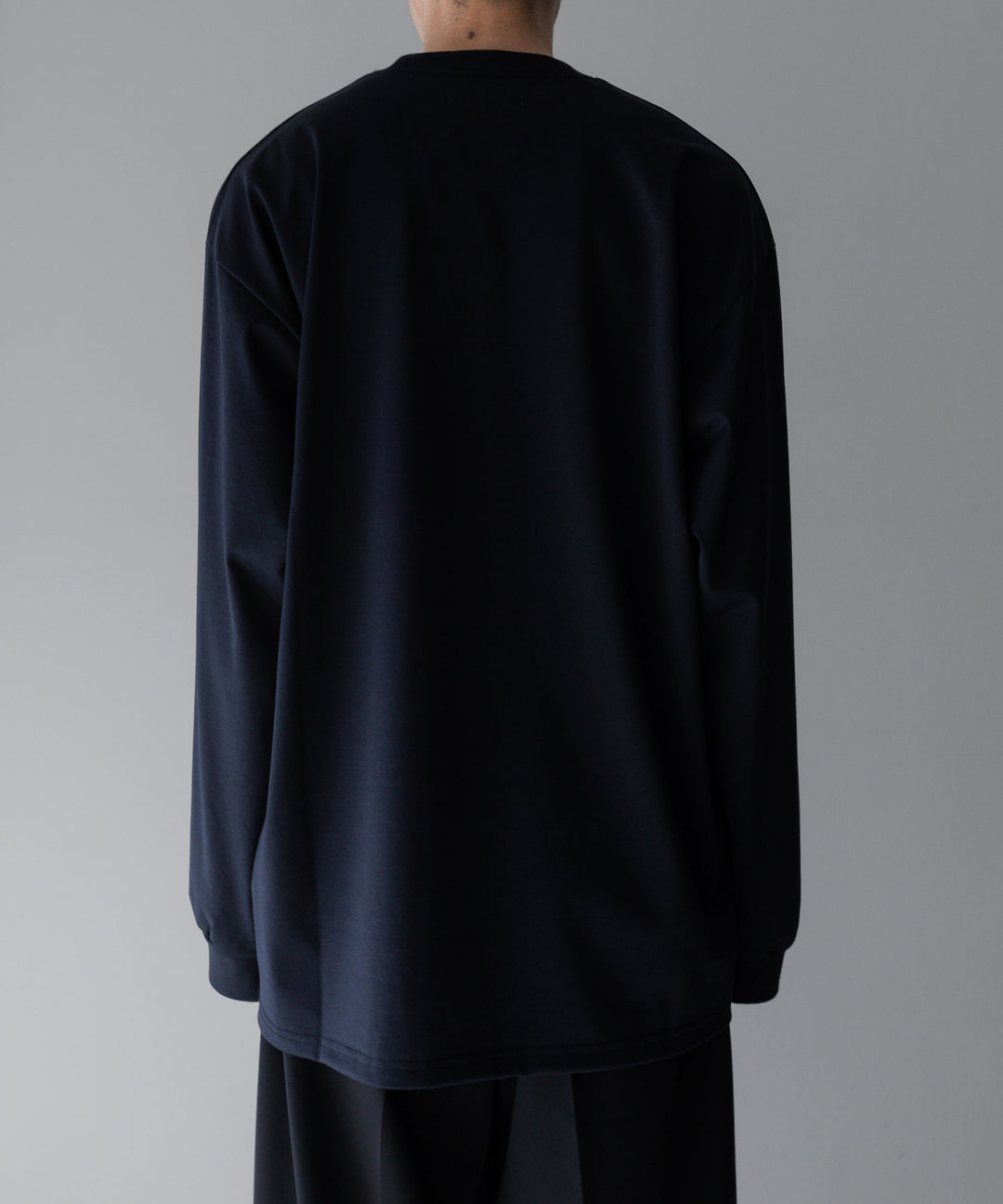 【stein】ssstein シュタインのOVERSIZED LONG SLEEVE TEE [ LINEAR ]のDARK NAVY　 公式通販サイトsession福岡セレクトショップ