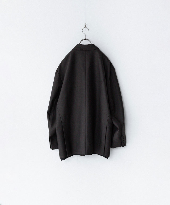CODA コーダ BROWN WOOL POLY OVERSIZED ADAGIO DISTRESSED BLAZERのBROWN 公式通販サイトsession福岡セレクトショップ