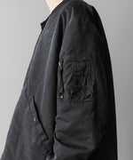 画像をギャラリービューアに読み込む,  ANTHEM Aアンセムエー のOVERSIZED COLLARLESS MILITARY BLOUSON - BLACKの公式通販サイトsession福岡セレクトショップ
