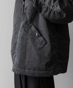  ANTHEM Aアンセムエー のOVERSIZED COLLARLESS MILITARY BLOUSON - BLACKの公式通販サイトsession福岡セレクトショップ