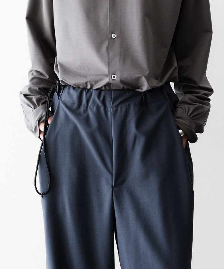 ANTHEM A アンセムエーのWASHABLE WOOL NO-BRAINER PANTSのFOG NAVY 公式通販サイトsession福岡セレクトショップ