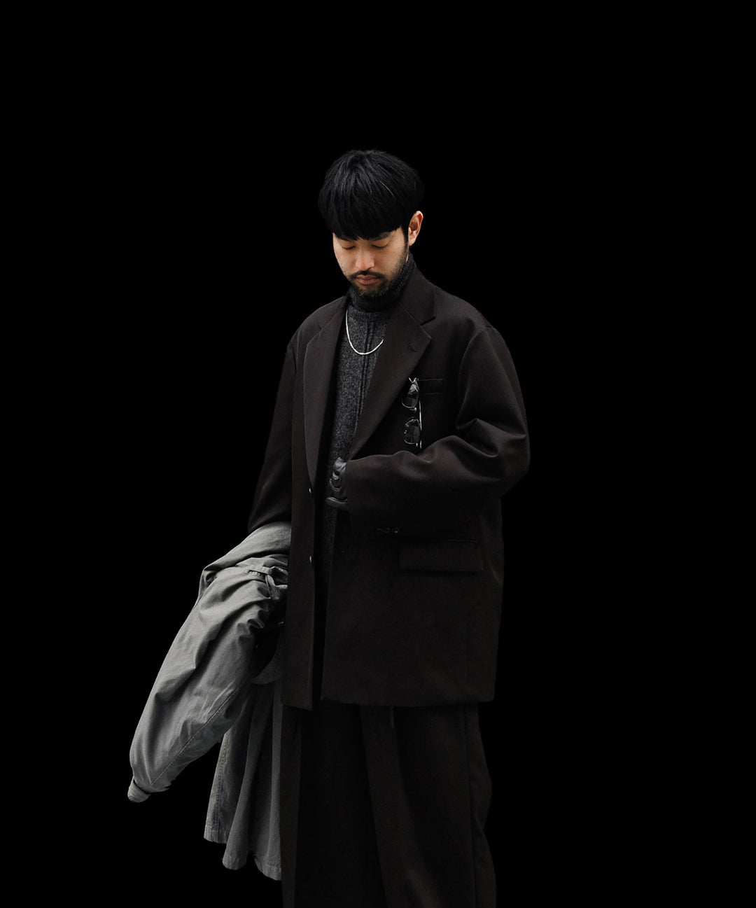 ssstein(シュタイン)のOVERSIZED SINGLE BREASTED LONG JACKET - DARK BROWNの公式通販サイトsession福岡セレクトショップ