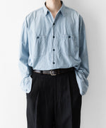 画像をギャラリービューアに読み込む, INTÉRIM - インテリムのSPOT BLEACH VINTAGE WASH BLUE SHUTTLE CHAMBRAY HYPER BIG US NAVY WORK SHIRT TYPE2のBLUEの公式通販サイトsession福岡セレクトショップ
