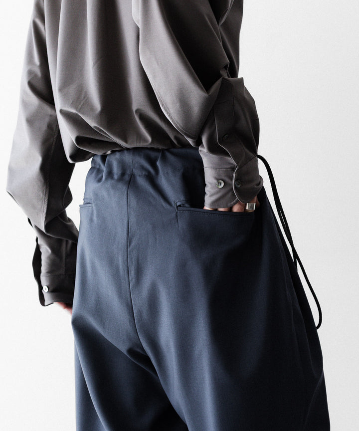 ANTHEM A アンセムエーのWASHABLE WOOL NO-BRAINER PANTSのFOG NAVY 公式通販サイトsession福岡セレクトショップ
