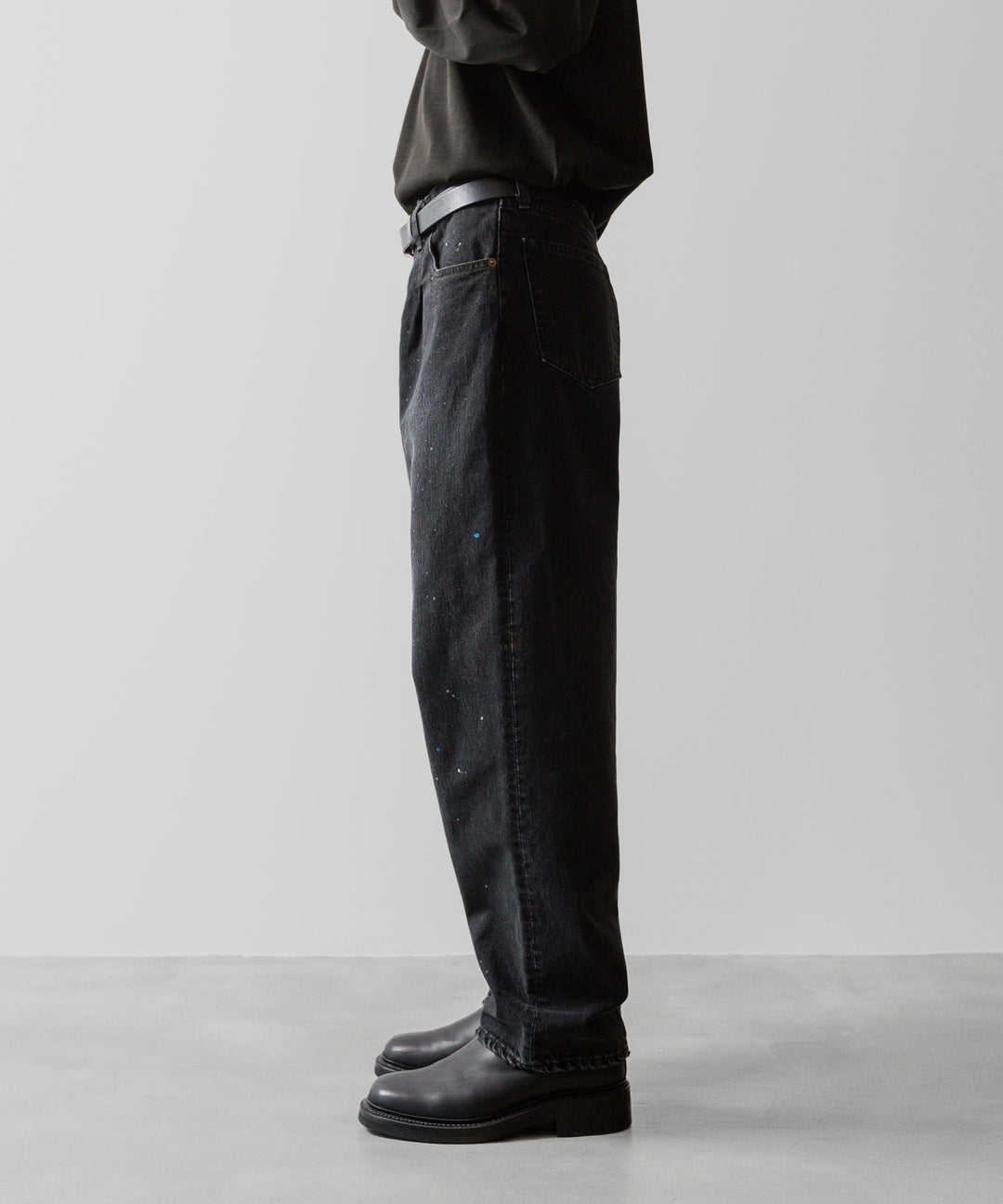 ssstein(シュタイン)の24AWコレクション VINTAGE REPRODUCTION SPLASHED DENIM JEANS - BLACK 公式通販サイトsession福岡セレクトショップ