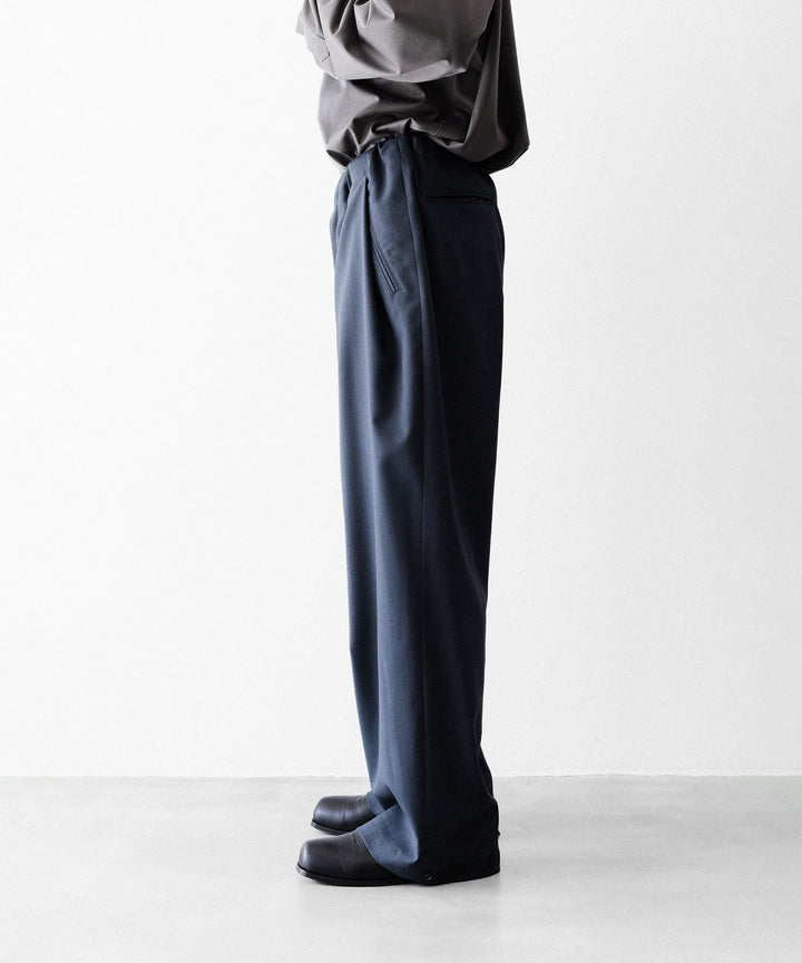ANTHEM A アンセムエーのWASHABLE WOOL NO-BRAINER PANTSのFOG NAVY 公式通販サイトsession福岡セレクトショップ
