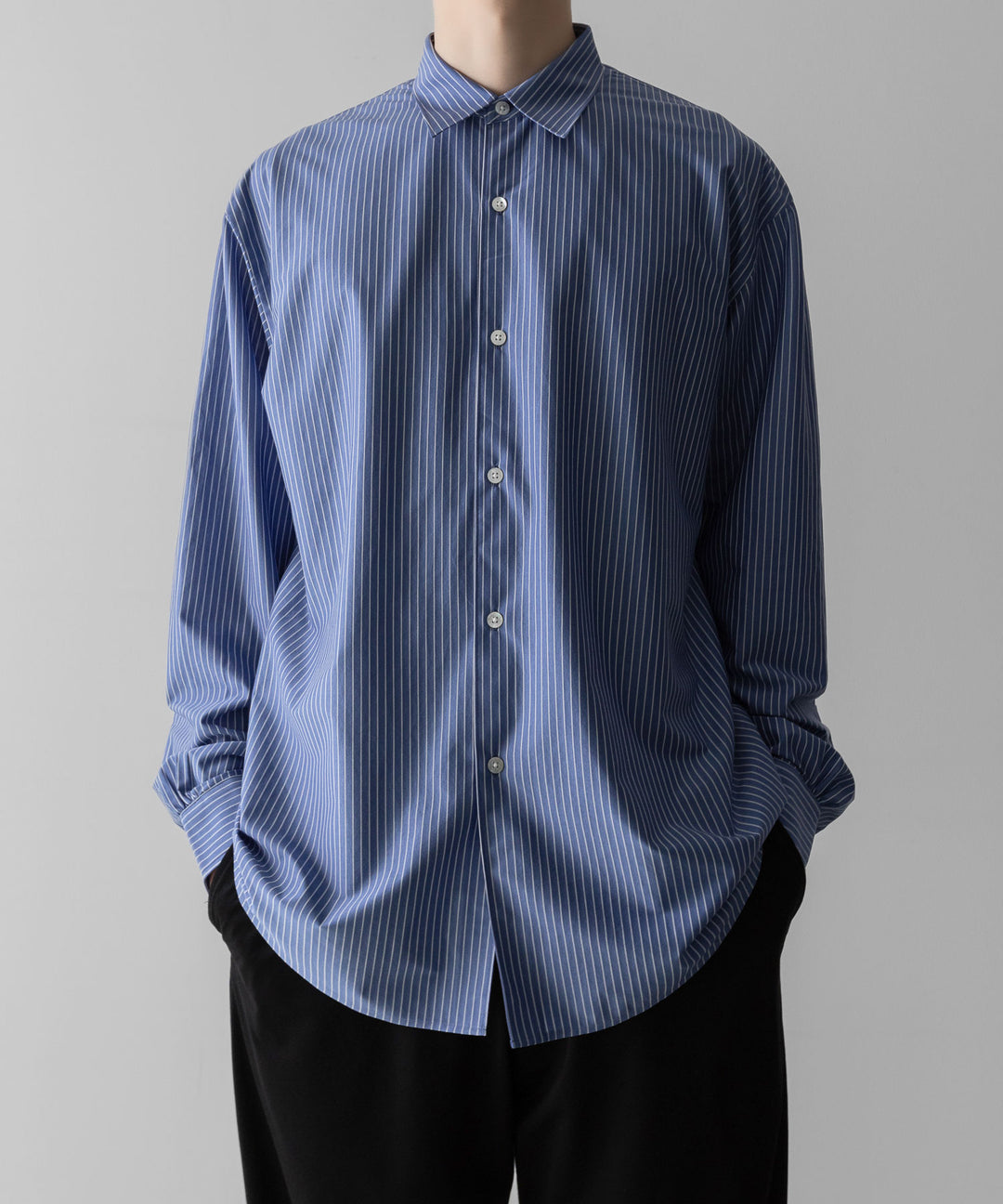 【KANEMASA PHIL.】カネマサフィルの46G MODEST STRIPE L/S SHIRT - PS BLUE公式通販サイトsession福岡セレクトショップ