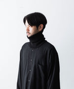 画像をギャラリービューアに読み込む, INTÉRIM インテリムのWOOL SILK CASHMERE DEAD STOCK YARN NECK WARMERSのBLACK 公式通販サイトsession福岡セレクトショップ
