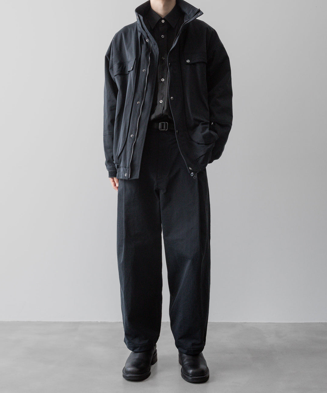 KANEMASA PHIL.-カネマサフィルの36G ECONYL SOLID BALLOON TROUSERSのBLACK公式通販サイトsession福岡セレクトショップ