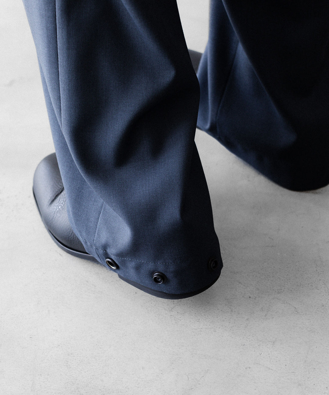 ANTHEM A アンセムエーのWASHABLE WOOL NO-BRAINER PANTSのFOG NAVY 公式通販サイトsession福岡セレクトショップ