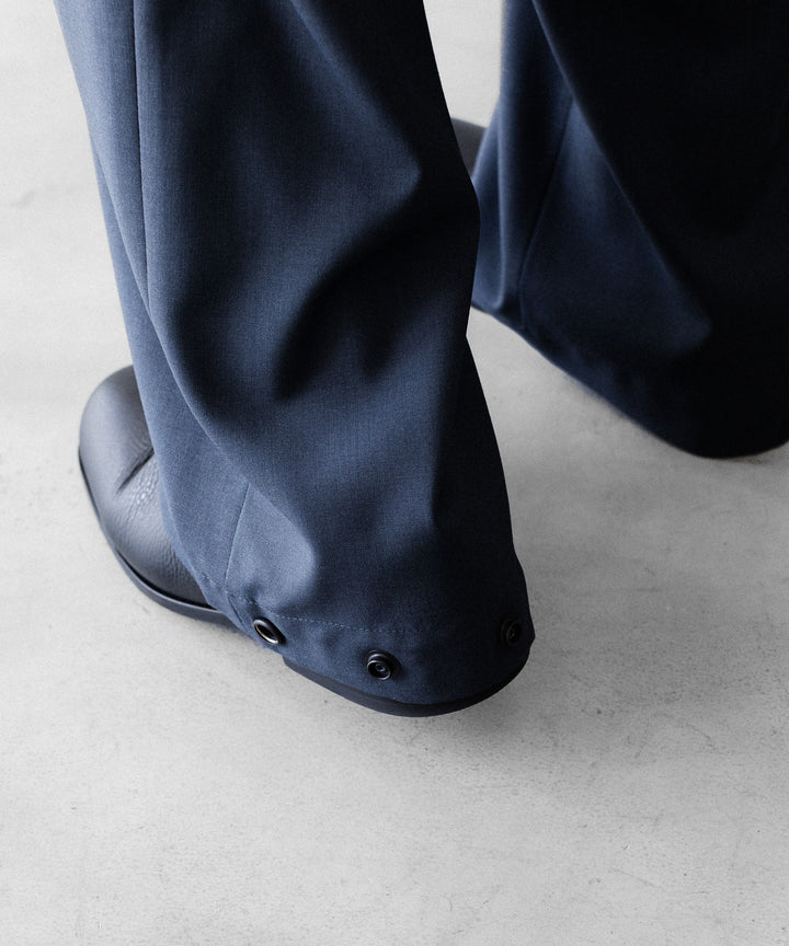 ANTHEM A アンセムエーのWASHABLE WOOL NO-BRAINER PANTSのFOG NAVY 公式通販サイトsession福岡セレクトショップ