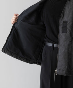  ANTHEM Aアンセムエー のOVERSIZED COLLARLESS MILITARY BLOUSON - BLACKの公式通販サイトsession福岡セレクトショップ