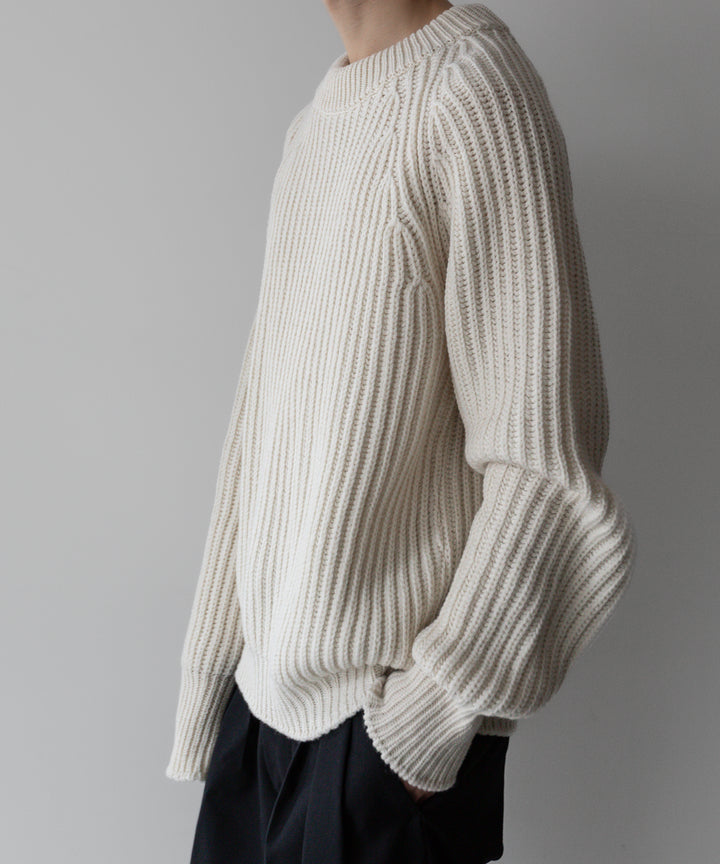 【INTÉRIM】インテリム 23AW 60s 3GG RAGLAN FISHERMAN SWEATER CREW - OFF sessionセッション福岡セレクトショップ 公式通販サイト