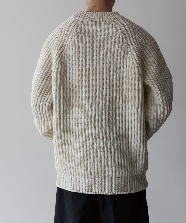 【INTÉRIM】インテリム 23AW 60s 3GG RAGLAN FISHERMAN SWEATER CREW - OFF sessionセッション福岡セレクトショップ 公式通販サイト