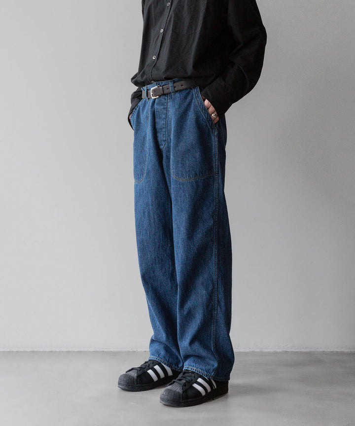 INTÉRIM - インテリムのVINTAGE WASHED NEP DENIM 40s US NAVY M-44 TROUSERSのV.NAVY公式通販サイトsession福岡セレクトショップ
