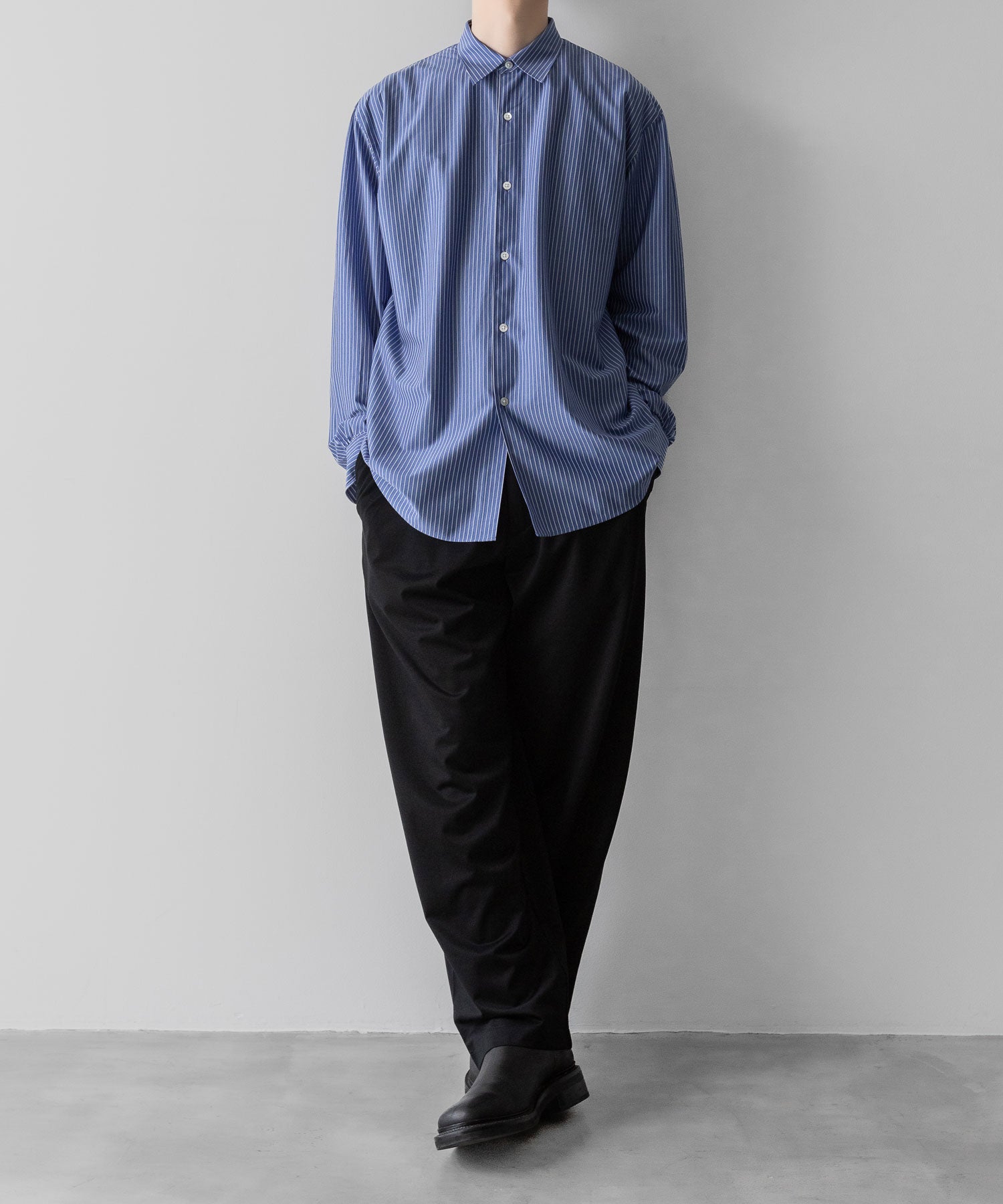 【KANEMASA PHIL.】カネマサフィルの46G MODEST STRIPE L/S SHIRT - PS BLUE公式通販サイトsession福岡セレクトショップ