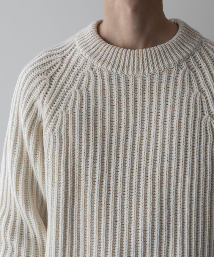 【INTÉRIM】インテリム 23AW 60s 3GG RAGLAN FISHERMAN SWEATER CREW - OFF sessionセッション福岡セレクトショップ 公式通販サイト