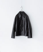 画像をギャラリービューアに読み込む, CODA コーダ BLACK SYNTHETIC LEATHER CUT OUT TIERED JACKETのBLACK 公式通販サイトsession福岡セレクトショップ
