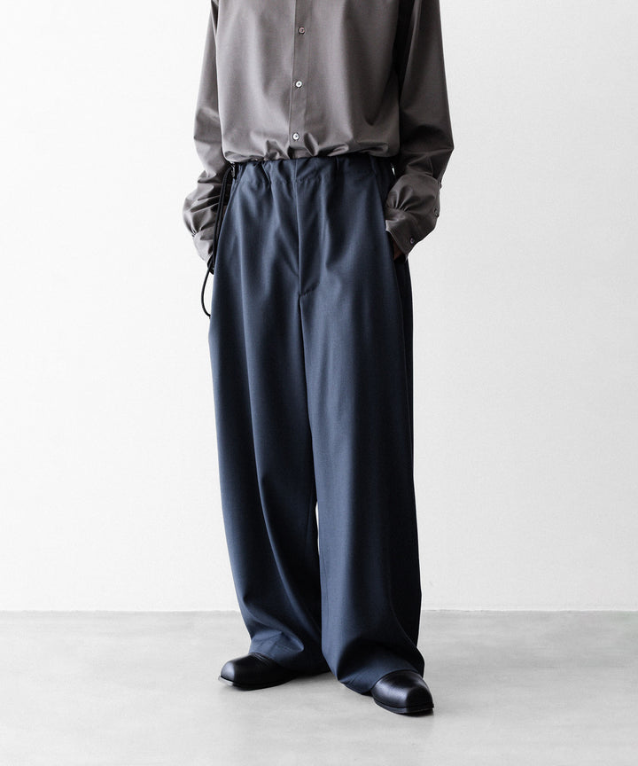 ANTHEM A アンセムエーのWASHABLE WOOL NO-BRAINER PANTSのFOG NAVY 公式通販サイトsession福岡セレクトショップ