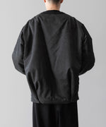 画像をギャラリービューアに読み込む,  ANTHEM Aアンセムエー のOVERSIZED COLLARLESS MILITARY BLOUSON - BLACKの公式通販サイトsession福岡セレクトショップ
