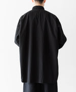 画像をギャラリービューアに読み込む, INTÉRIM - インテリムのBLACK SURFAR GARMENT DYE HYPER BIG MIL WORK SHIRT TYPE2のBLACK公式通販サイトsession福岡セレクトショップ
