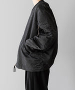 画像をギャラリービューアに読み込む,  ANTHEM Aアンセムエー のOVERSIZED COLLARLESS MILITARY BLOUSON - BLACKの公式通販サイトsession福岡セレクトショップ
