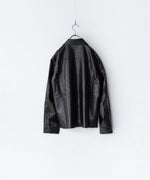 画像をギャラリービューアに読み込む, CODA コーダ BLACK SYNTHETIC LEATHER CUT OUT TIERED JACKETのBLACK 公式通販サイトsession福岡セレクトショップ
