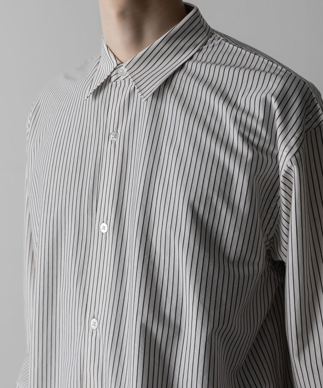 KANEMASA PHIL. カネマサフィルの46G MODEST STRIPE L/S SHIRT PS BLACKの公式通販サイトsession福岡セレクトショップ