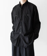 画像をギャラリービューアに読み込む, INTÉRIM - インテリムのBLACK SURFAR GARMENT DYE HYPER BIG MIL WORK SHIRT TYPE2のBLACK公式通販サイトsession福岡セレクトショップ
