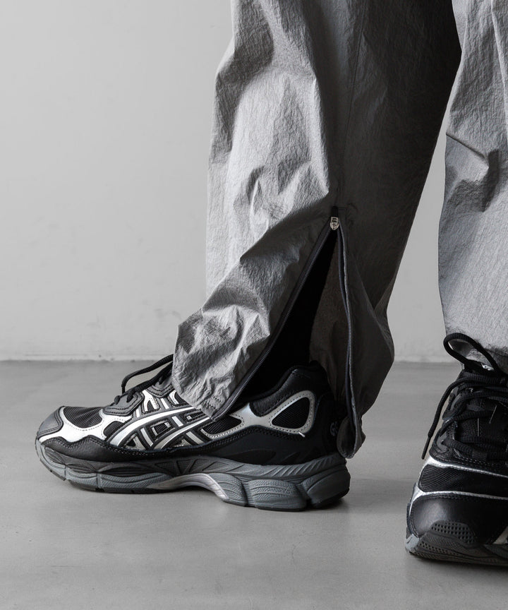 stein(シュタイン)の23AWコレクションWINDBREAKER EASY TROUSERSのSILVER 公式通販サイトsession福岡セレクトショップ