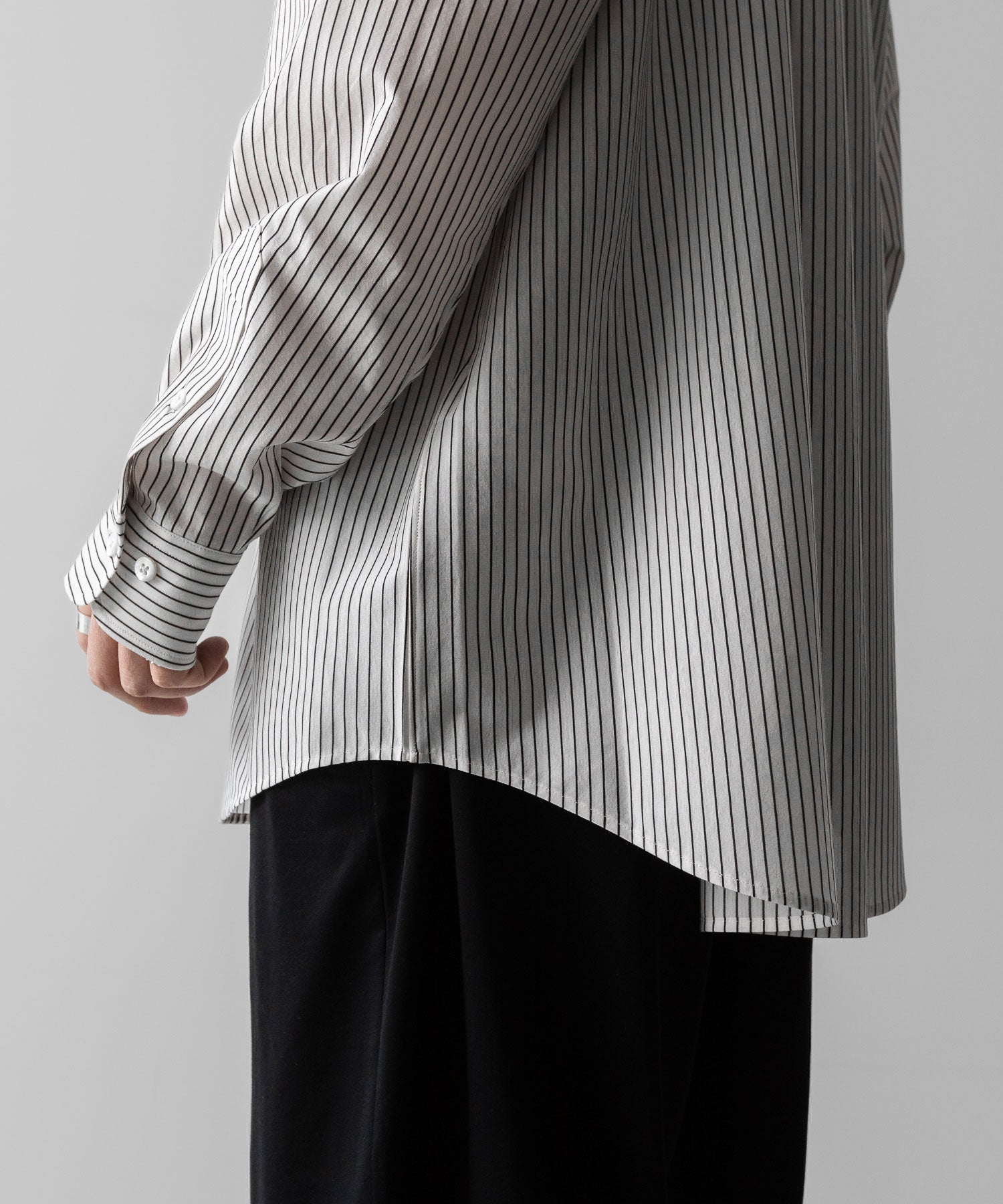 KANEMASA PHIL. カネマサフィルの46G MODEST STRIPE L/S SHIRT PS BLACKの公式通販サイトsession福岡セレクトショップ