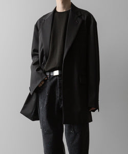 ssstein(シュタイン)の24AWコレクション OVERSIZED SINGLE BREASTED LONG JACKET - DARK CHARCOAL 公式通販サイトsession福岡セレクトショップ