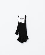 画像をギャラリービューアに読み込む, INTÉRIM インテリムのWOOL SILK CASHMERE DEAD STOCK YARN FINGERLESS GLOVESのBLACK 公式通販サイトsession福岡セレクトショップ
