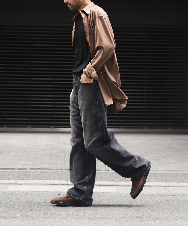 ssstein(シュタイン)のROUND DENIM PANTS - BLACKの公式通販サイトsession福岡セレクトショップ