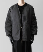 画像をギャラリービューアに読み込む,  ANTHEM Aアンセムエー のOVERSIZED COLLARLESS MILITARY BLOUSON - BLACKの公式通販サイトsession福岡セレクトショップ
