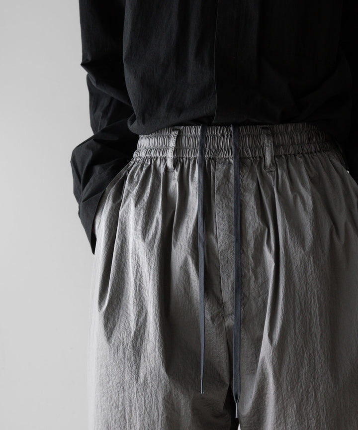 stein(シュタイン)の23AWコレクションWINDBREAKER EASY TROUSERSのSILVER 公式通販サイトsession福岡セレクトショップ