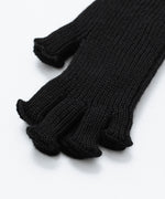 画像をギャラリービューアに読み込む, INTÉRIM インテリムのWOOL SILK CASHMERE DEAD STOCK YARN FINGERLESS GLOVESのBLACK 公式通販サイトsession福岡セレクトショップ
