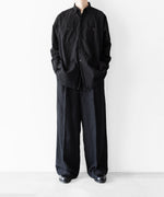 画像をギャラリービューアに読み込む, INTÉRIM - インテリムのBLACK SURFAR GARMENT DYE HYPER BIG MIL WORK SHIRT TYPE2のBLACK公式通販サイトsession福岡セレクトショップ
